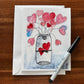 Valentine's Hearts - Greeting cards