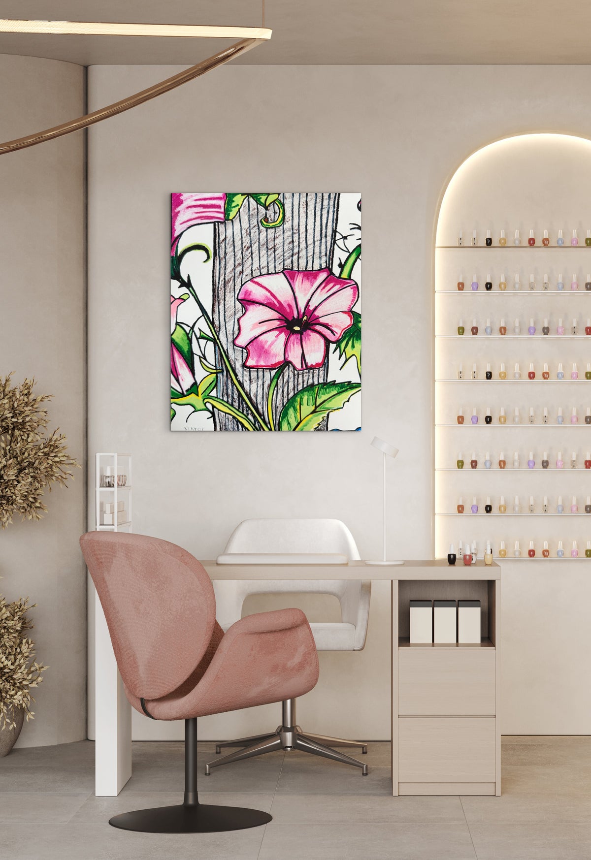 Petunia's Blush - Art Prints