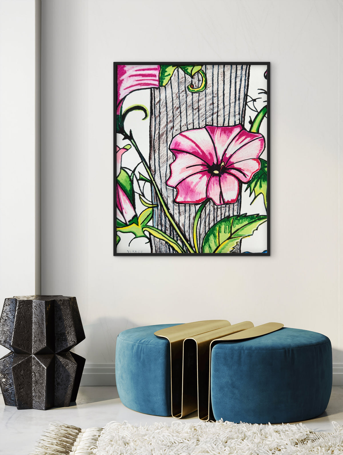 Petunia's Blush - Art Prints