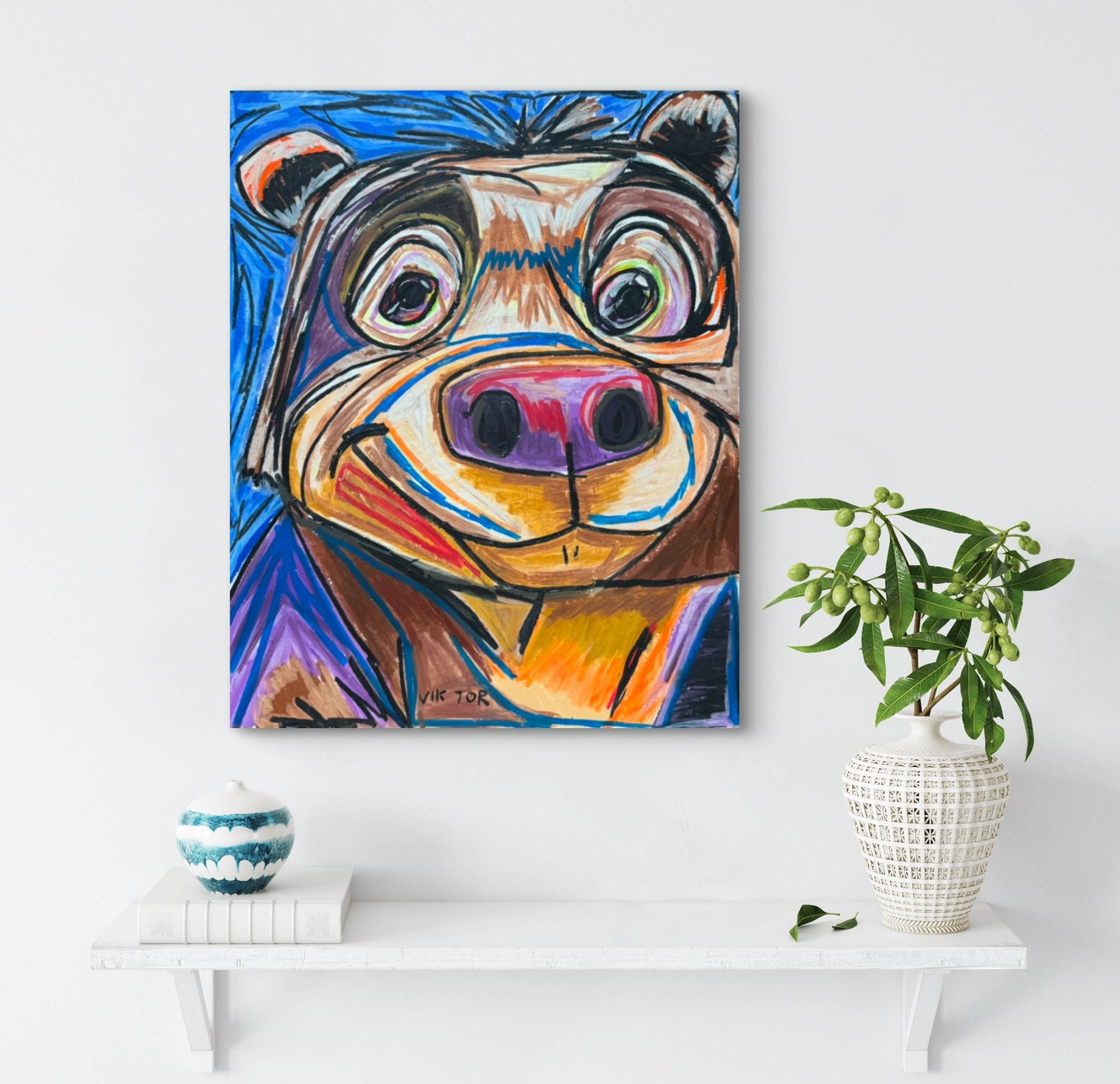 The Cute Bear - Art Prints