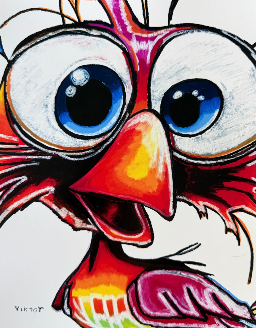 A Splash of Fire - Art Prints