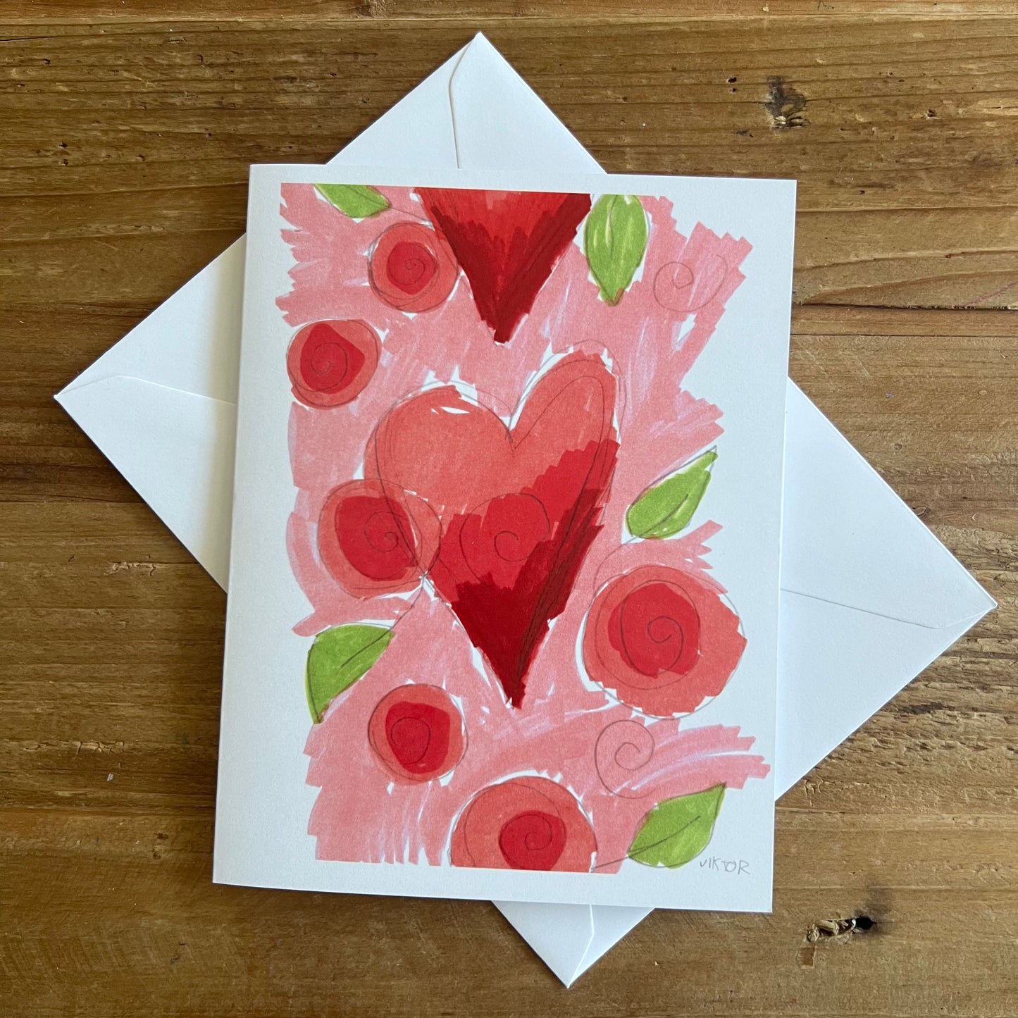 Red Heart - Greeting cards