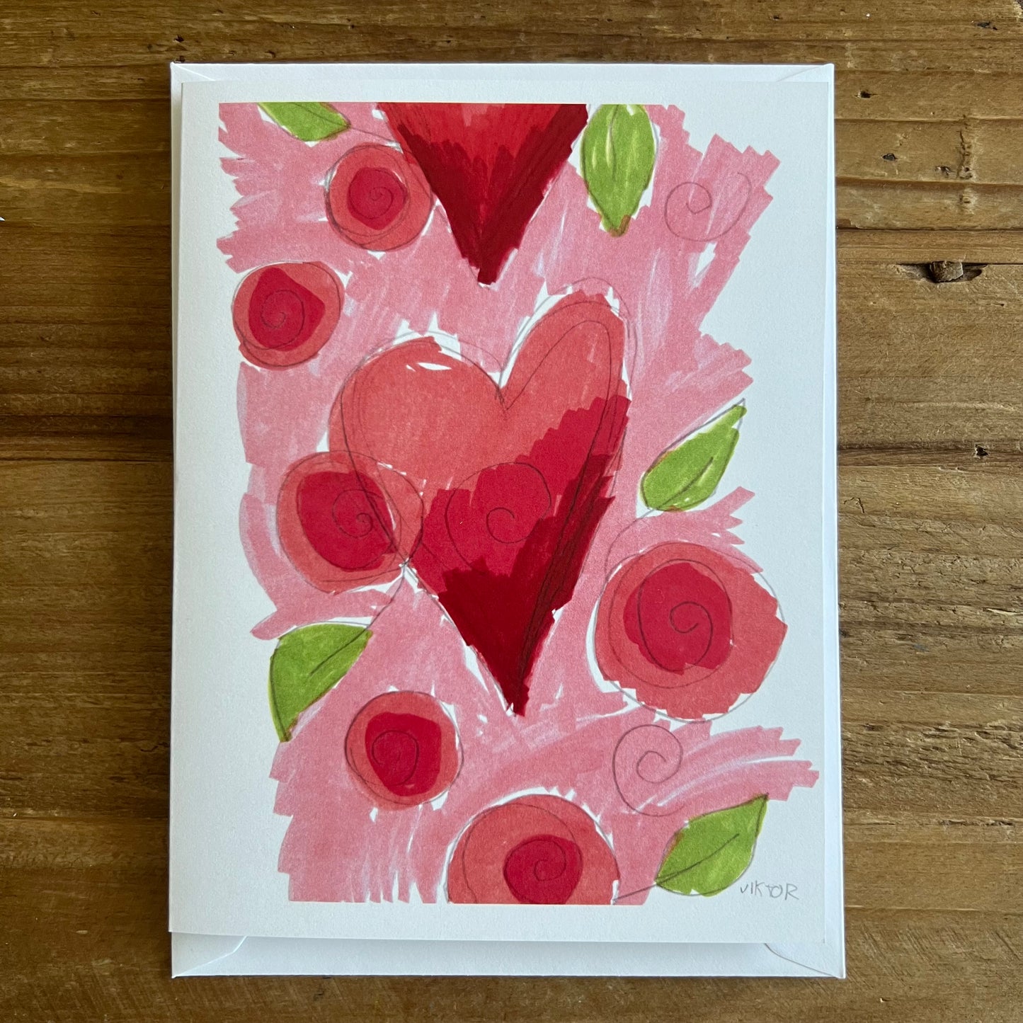 Red Heart - Greeting cards