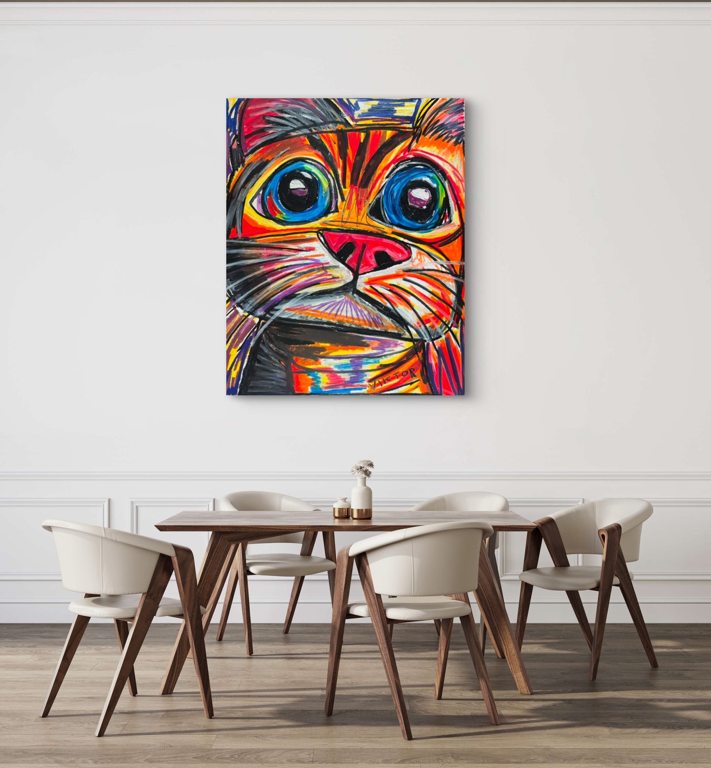 Blue Eyed Cat - Art Prints