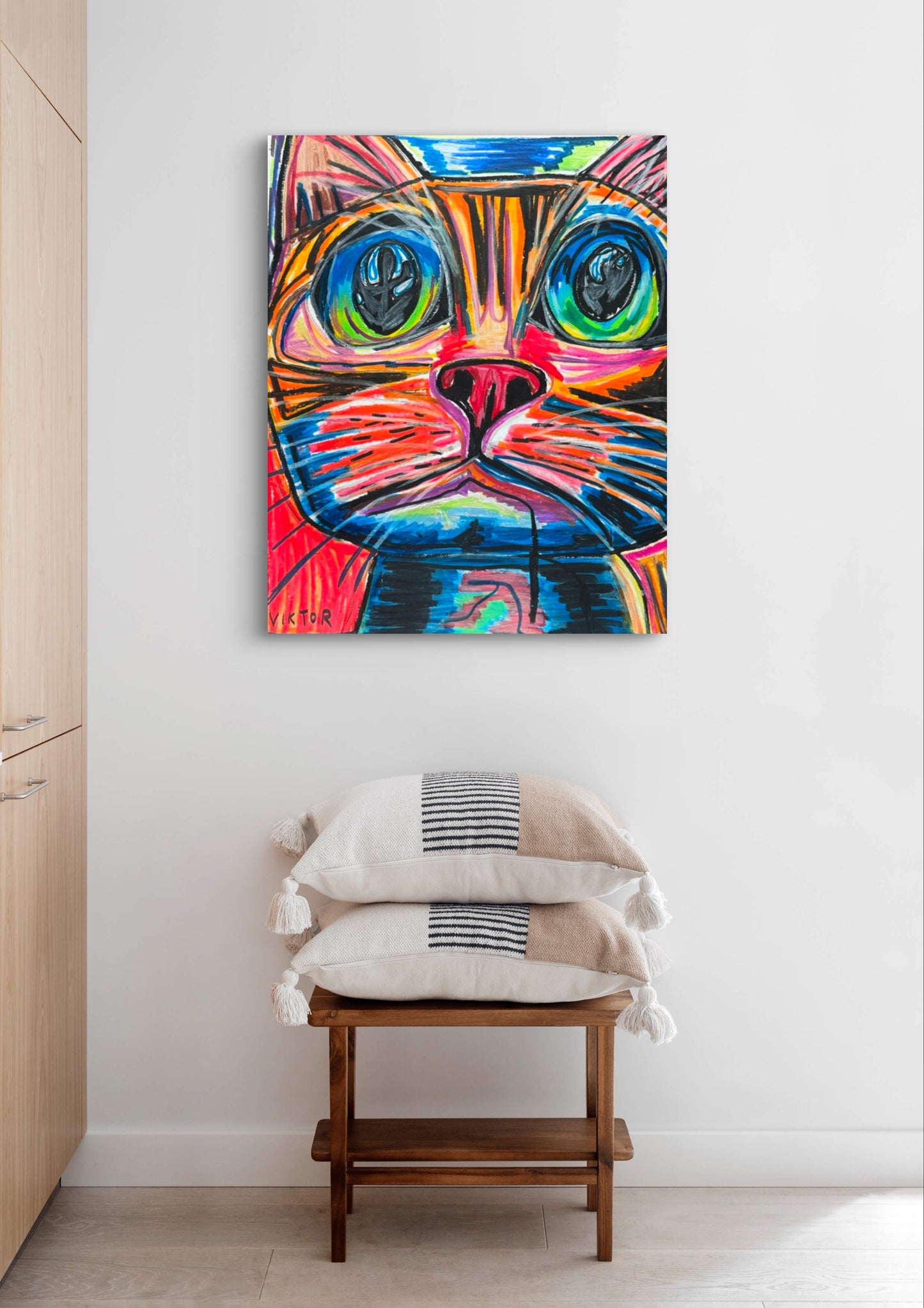 Frazzled Cat - Art Prints