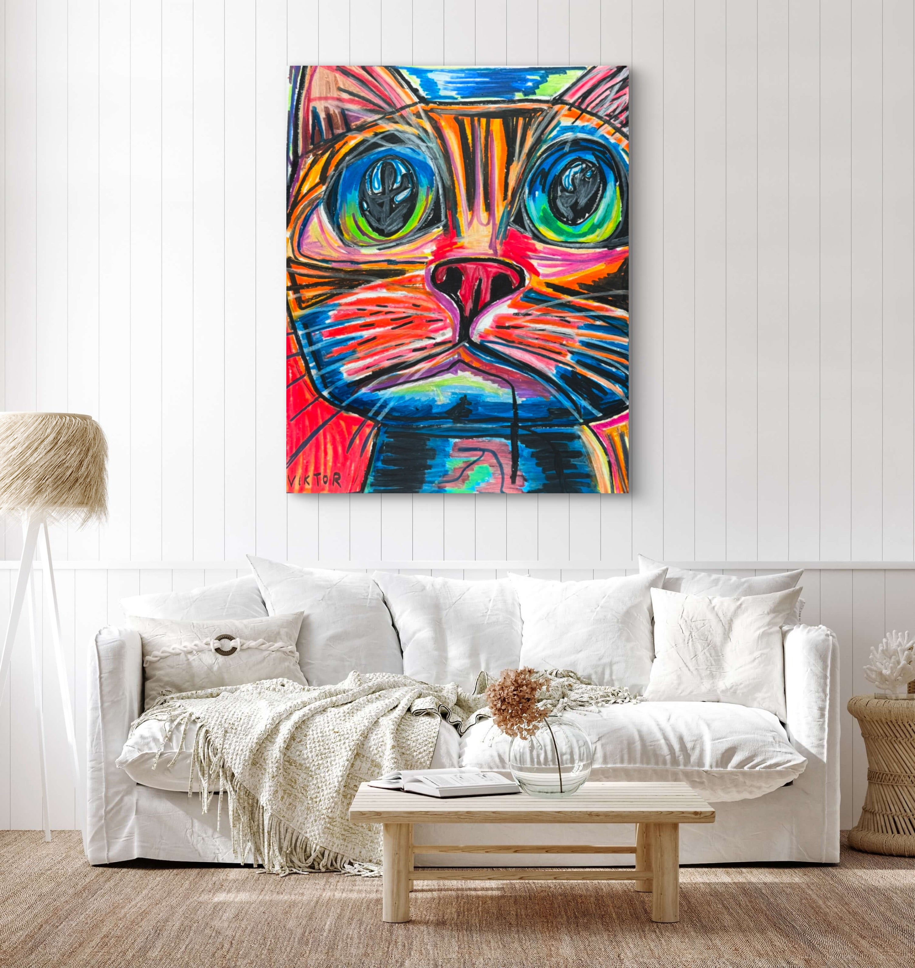 Frazzled Cat - Art Prints