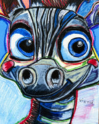 Baby Zebra - Art Prints