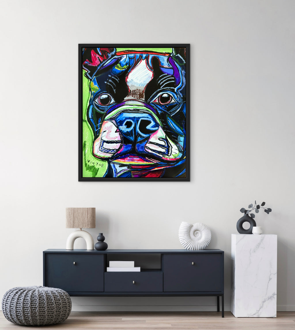 The Blue Frenchie - Art Prints