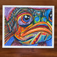 Colorful Fish- ORIGINAL PASTELS ARTWORK 14x17”