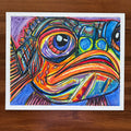 Colorful Fish- ORIGINAL PASTELS ARTWORK 17x14”