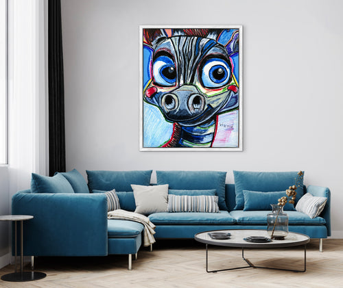 Baby Zebra - Art Prints - Vichy's Art