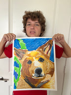 Archie, The Corgi - Art Prints