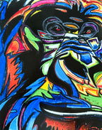 Abstract Gorilla - Art Prints