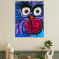 Purple Owl - Art Prints