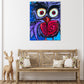 Purple Owl - Art Prints