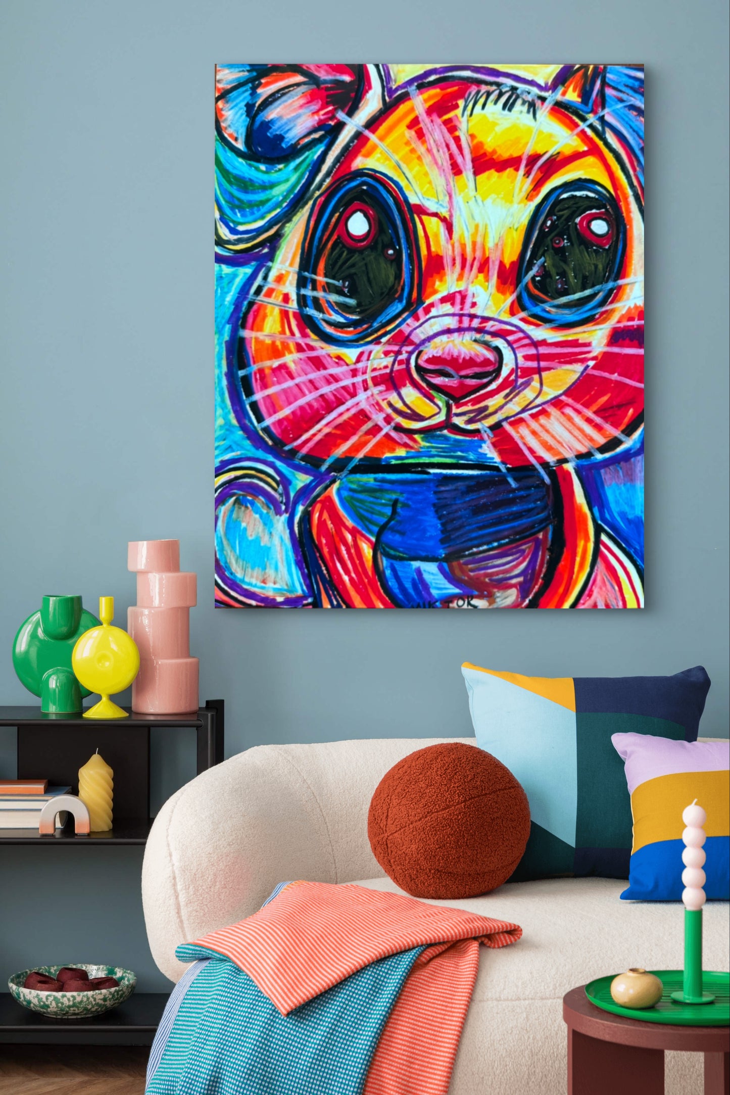 Orange Mouse - Art Prints