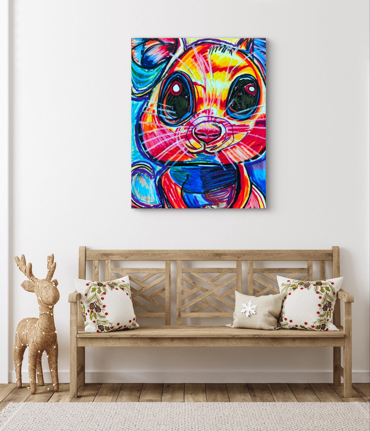 Orange Mouse - Art Prints