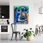 The Cute Dachshund - Art Prints