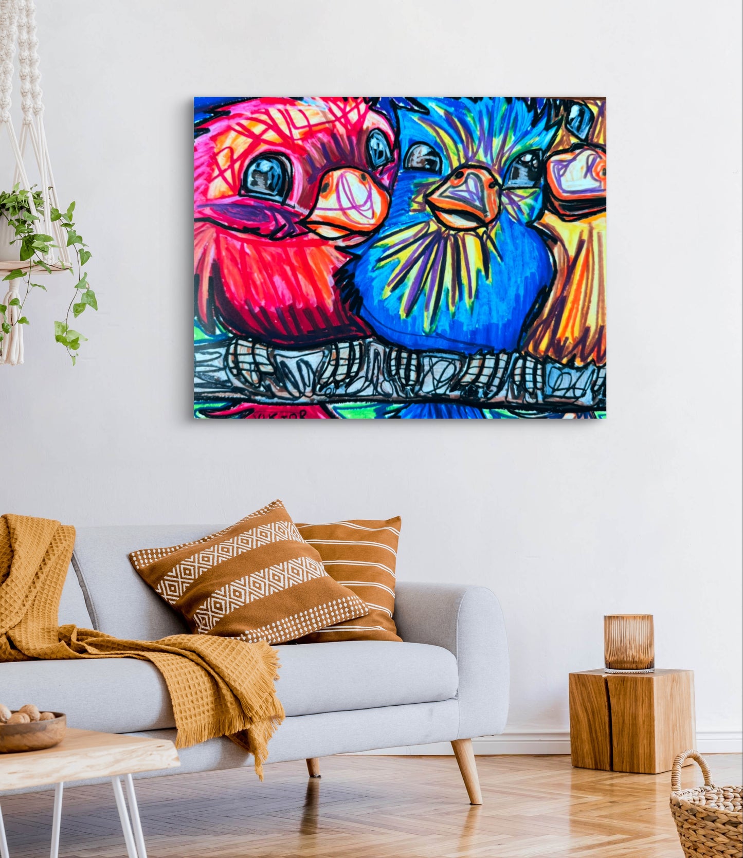 Three Little Birds - Art Prints