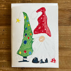 Santa Gnome - Greeting cards