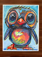 Frozen Charm - ORIGINAL OIL PASTEL ARTWORK - 19x24" (video attached) - Vichy's Art