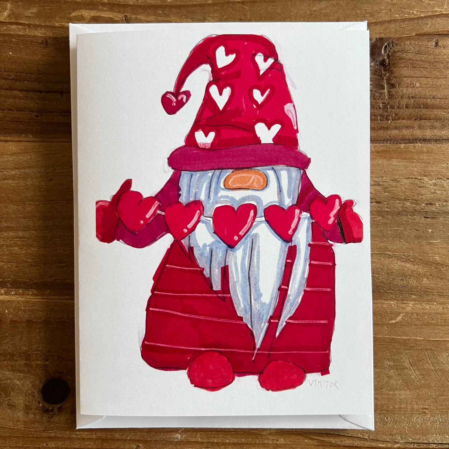 Share your Love with the Gnomes - Greeting cards in size 6.5x10” with mat finish