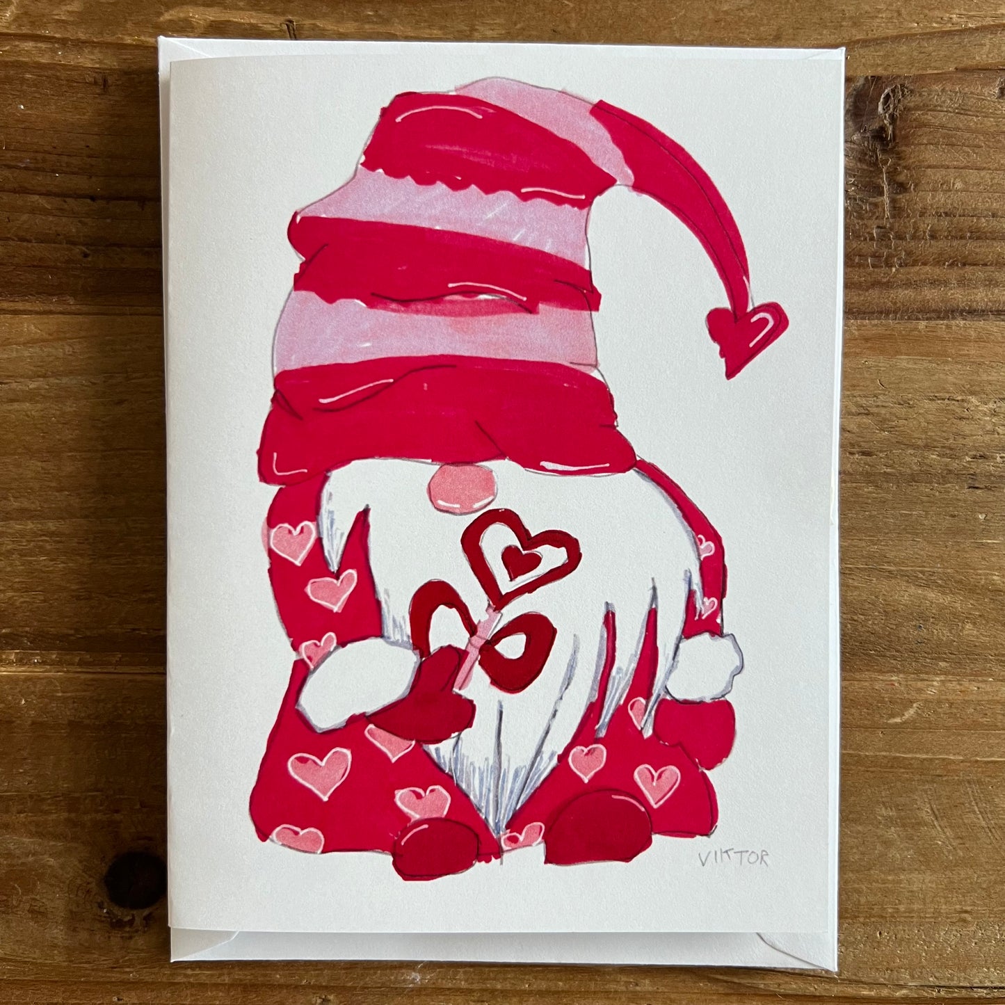 Share your Love with the Gnomes - Greeting cards in size 6.5x10” with mat finish