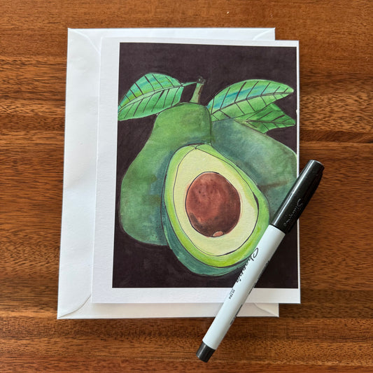 Green Fruits - Greeting cards