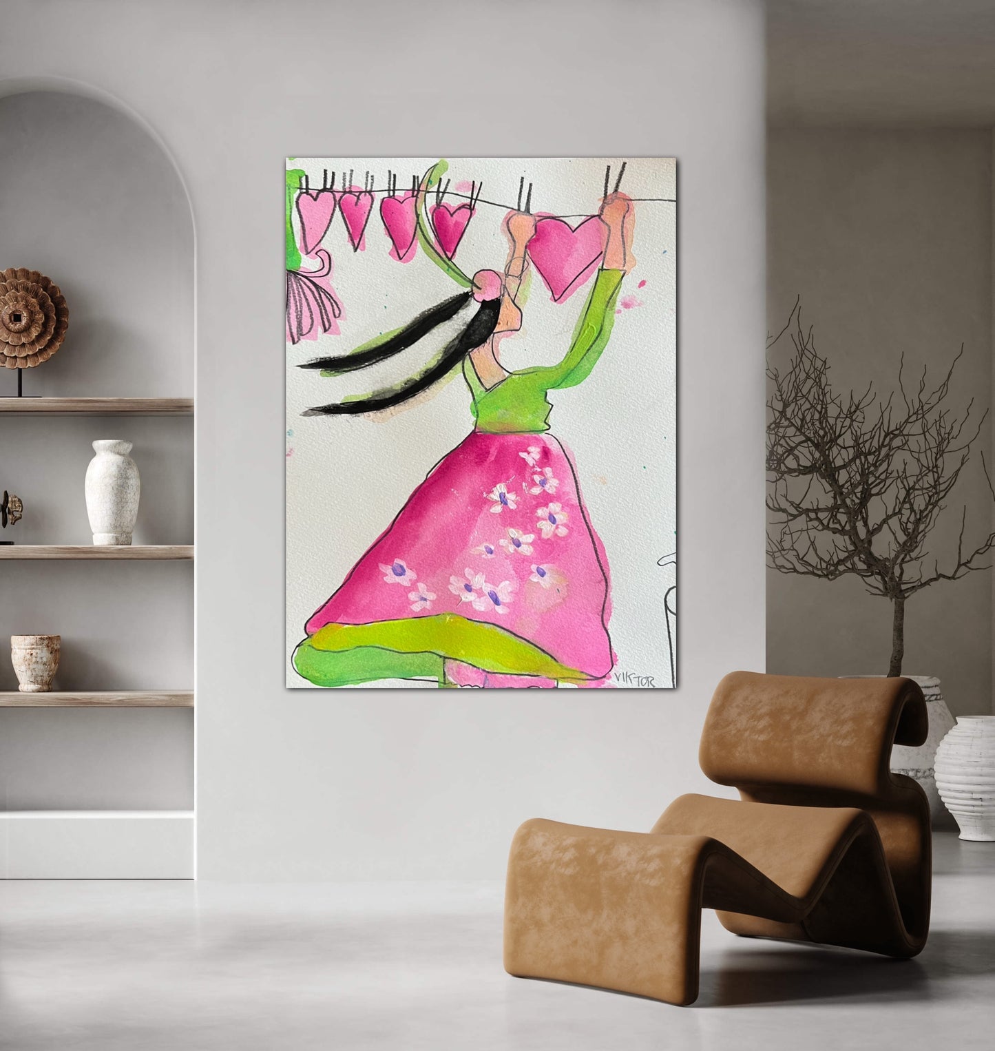 Collection: The Beauty of a Woman, art III - Print, Poster, Stretched Canvas Print