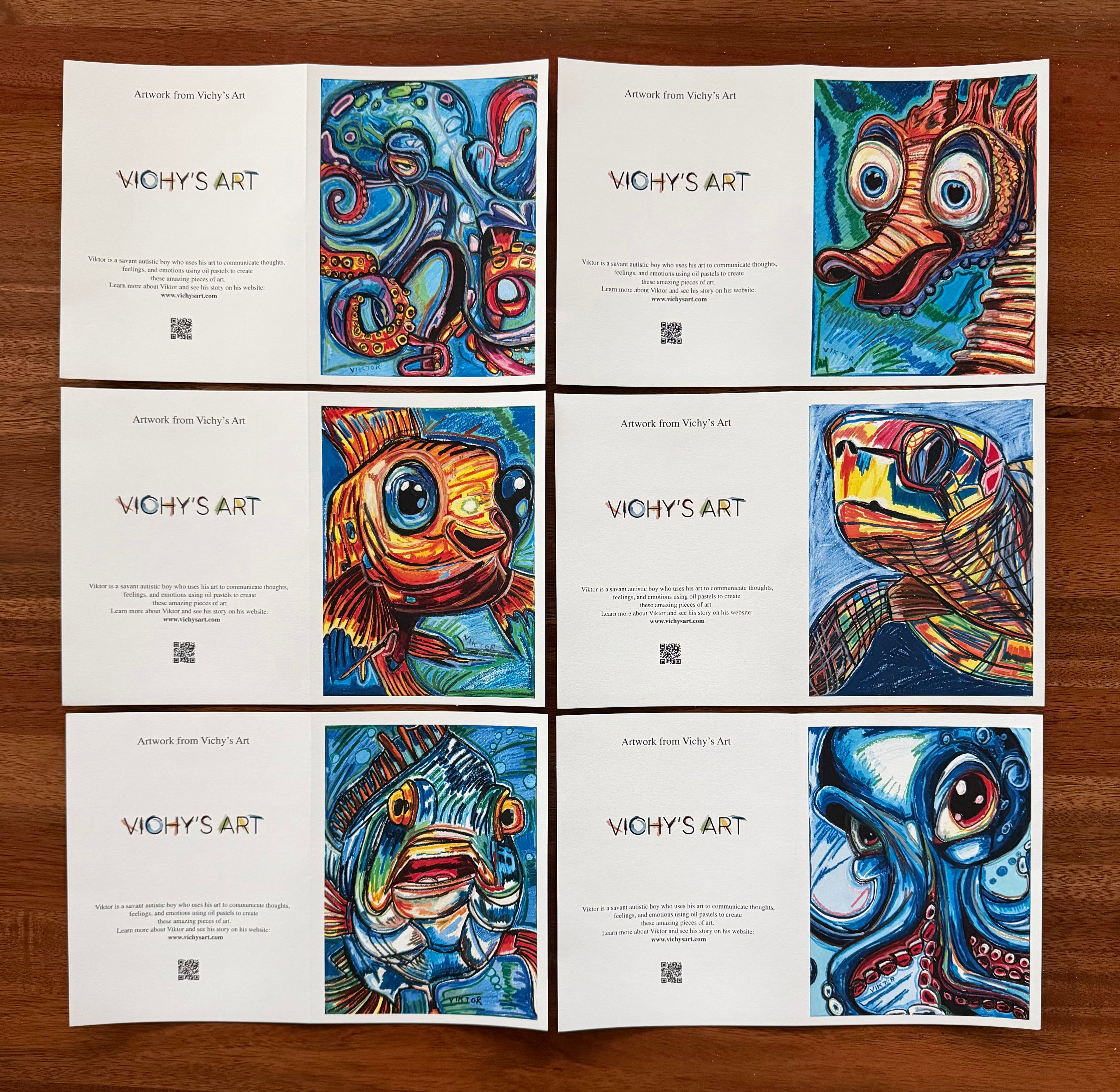 Marine Mates- Greeting cards (set of 6)