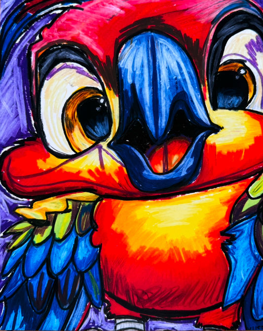 Perry The Parrot - Art Prints