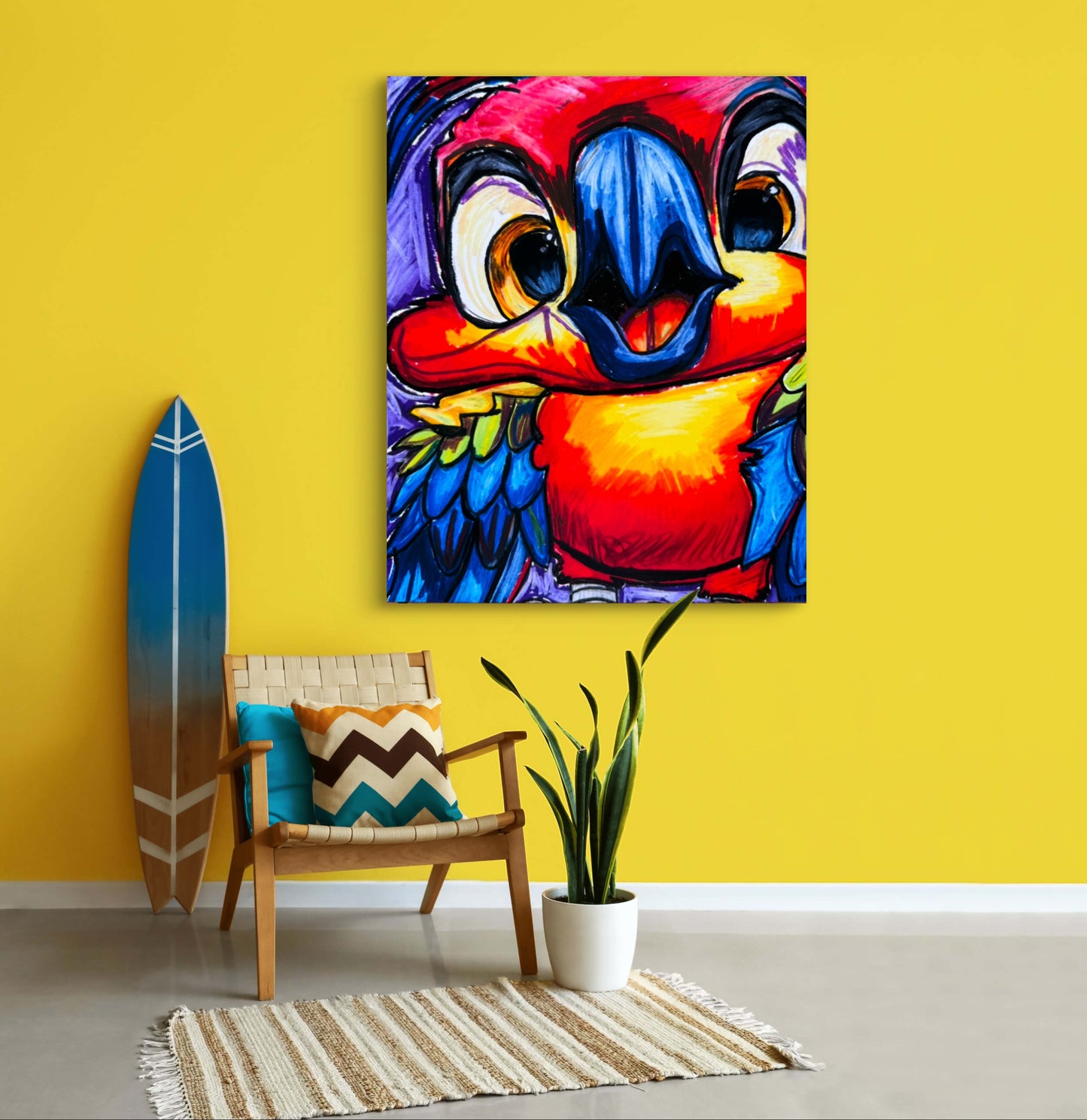 Perry The Parrot - Art Prints