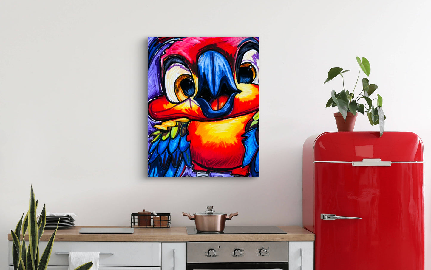 Perry The Parrot - Art Prints