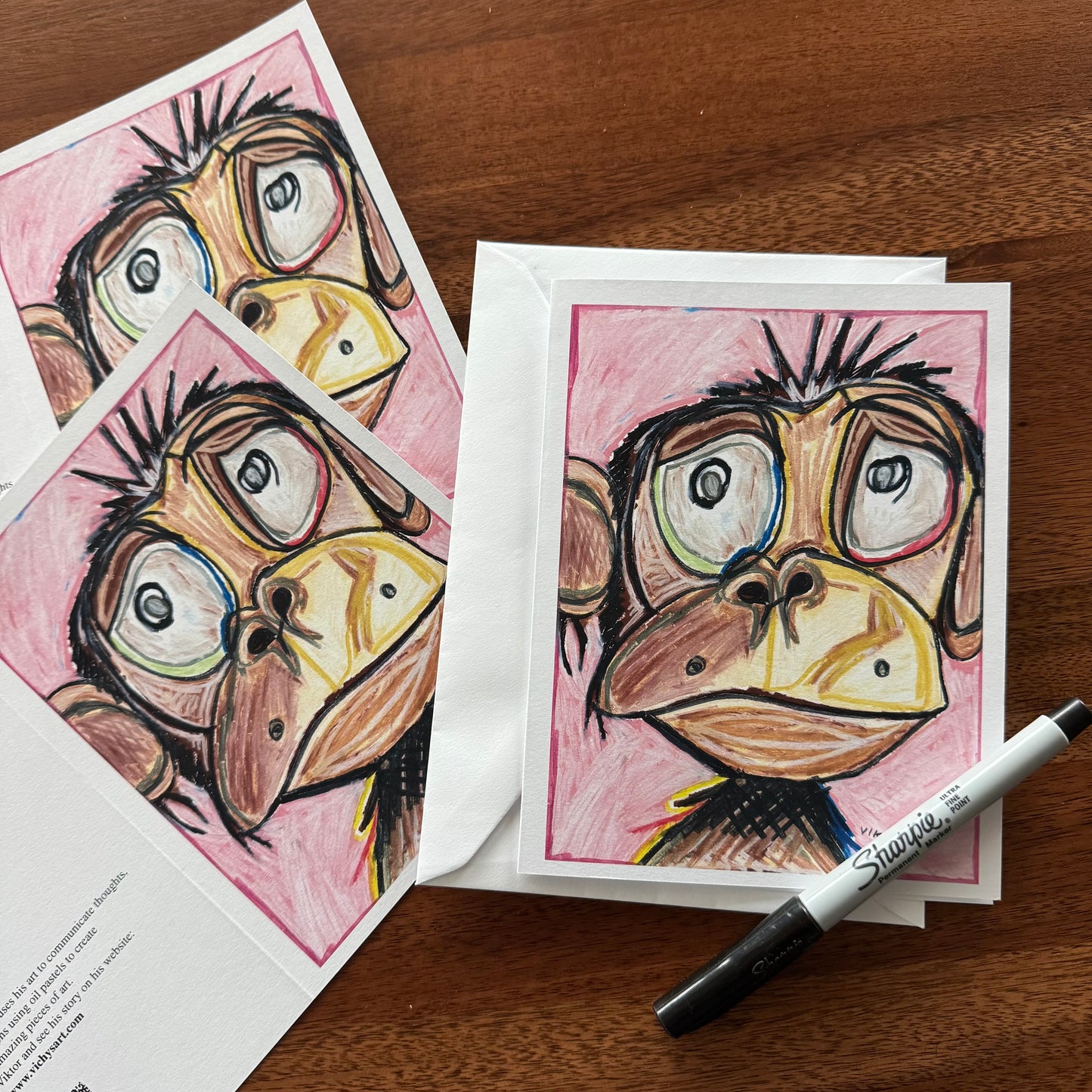 Monkey - Greeting cards