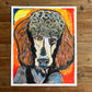 The Abstract Poodle - ORIGINAL  14x17”