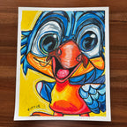 The Baby Parrot - ORIGINAL  14x17”