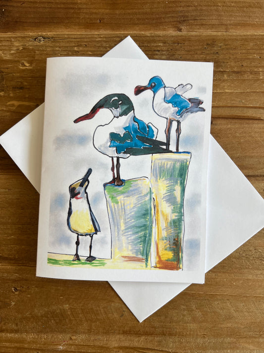 The Seagulls - Greeting cards