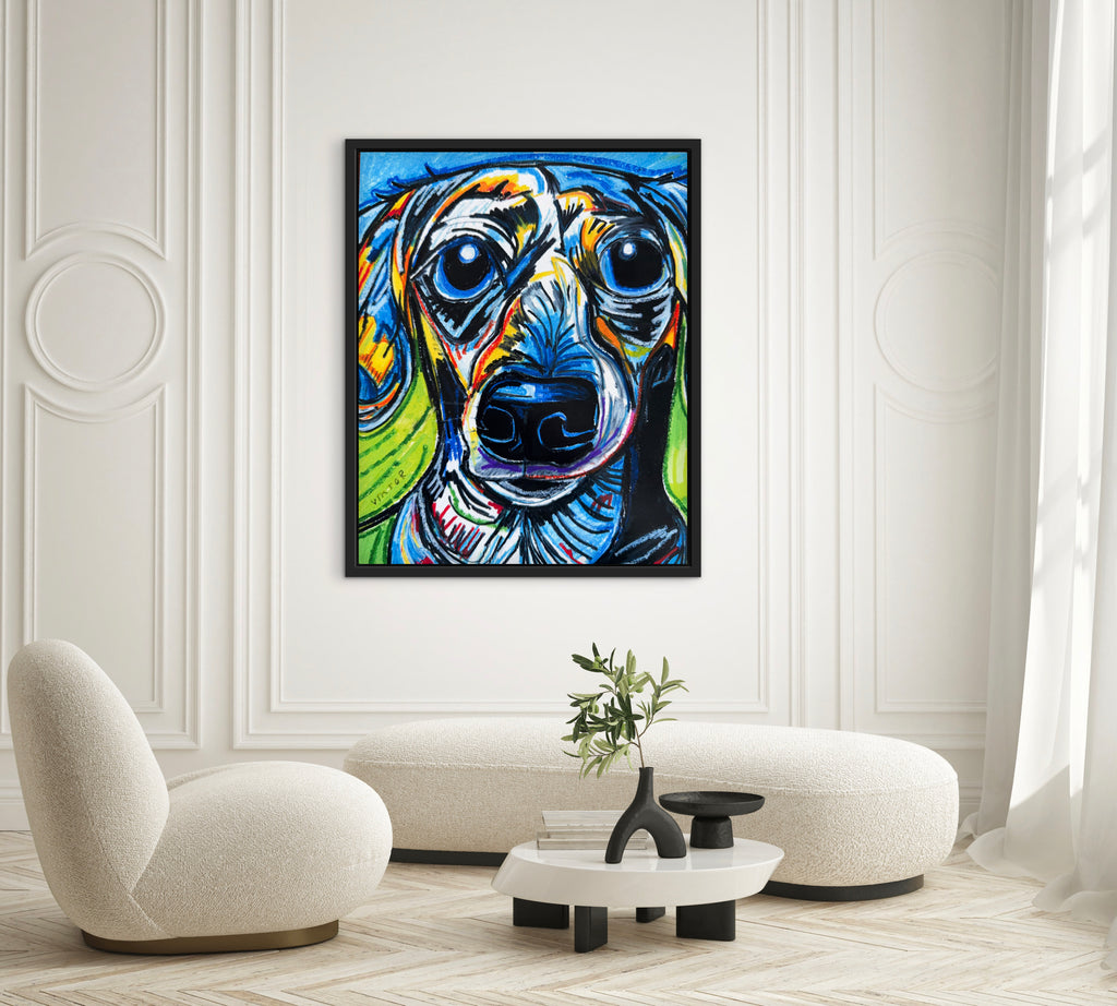 Blue Doxie - Art Prints
