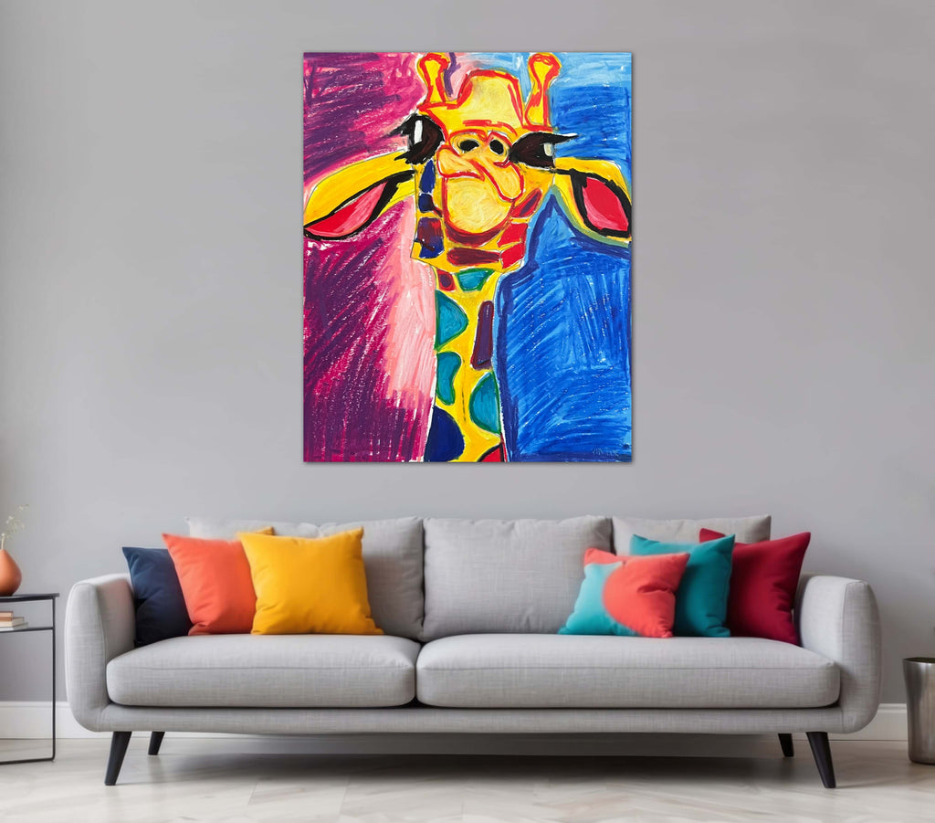 Emily, The Giraffe - Art Prints