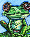 The Cute Frog - Art Prints - Vichy's Art