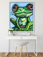 The Cute Frog - Art Prints