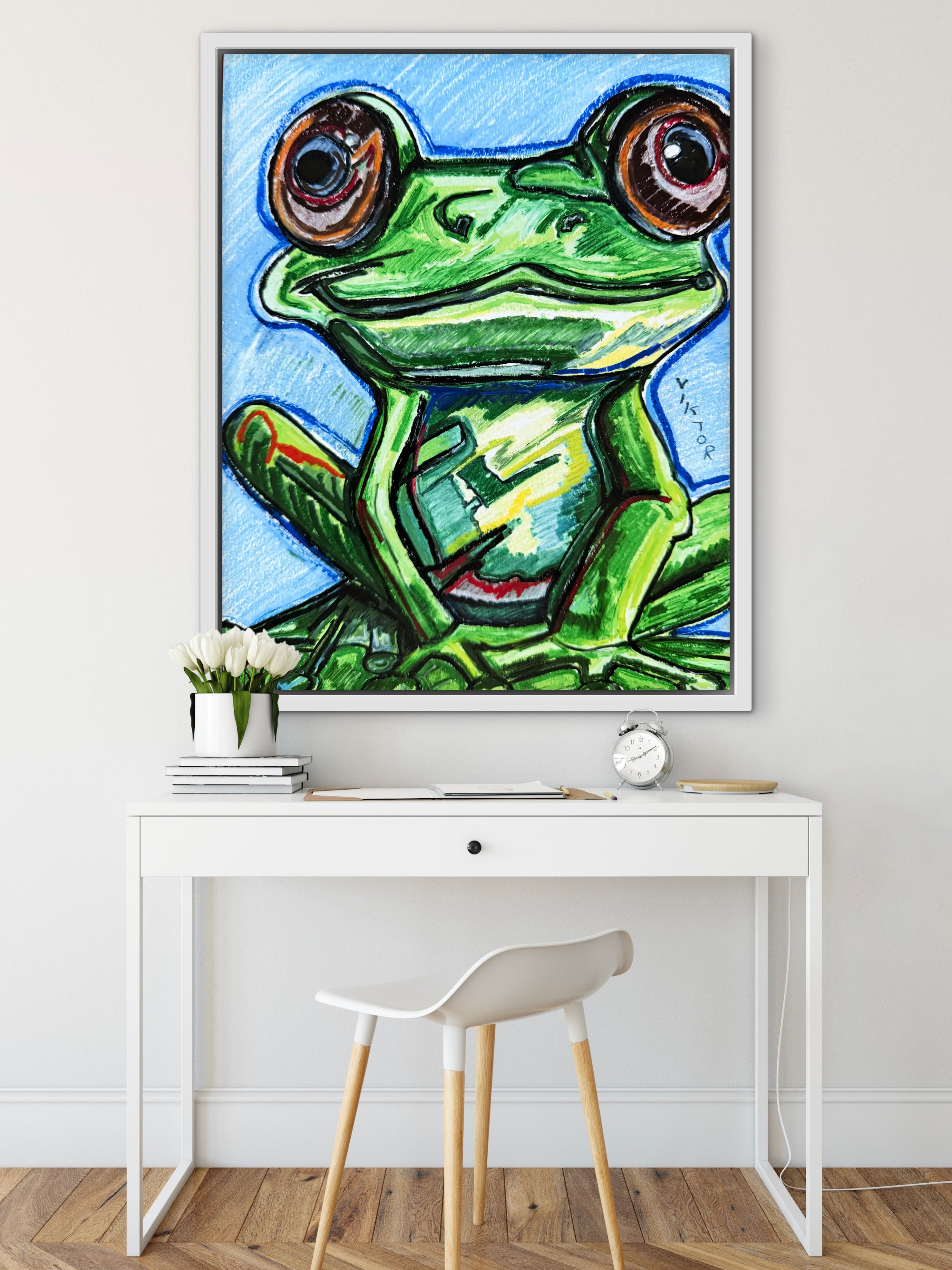 The Cute Frog - Art Prints