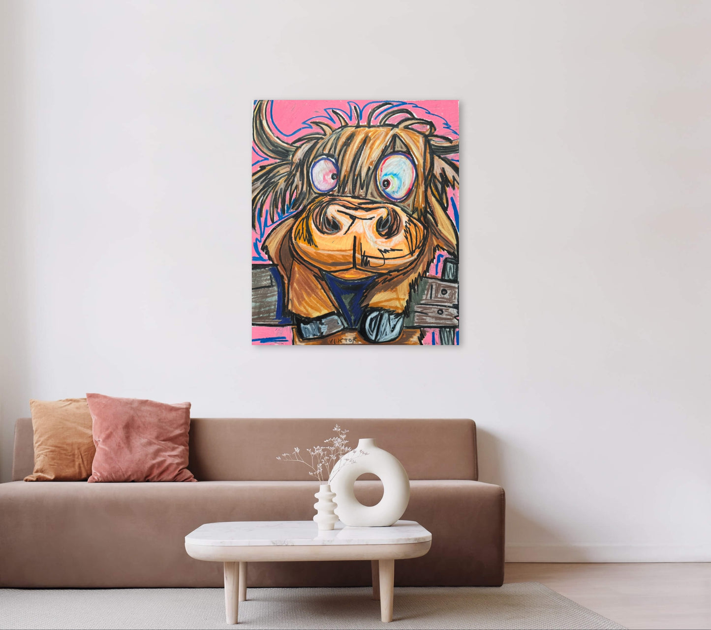 Baby Cow - Art Prints