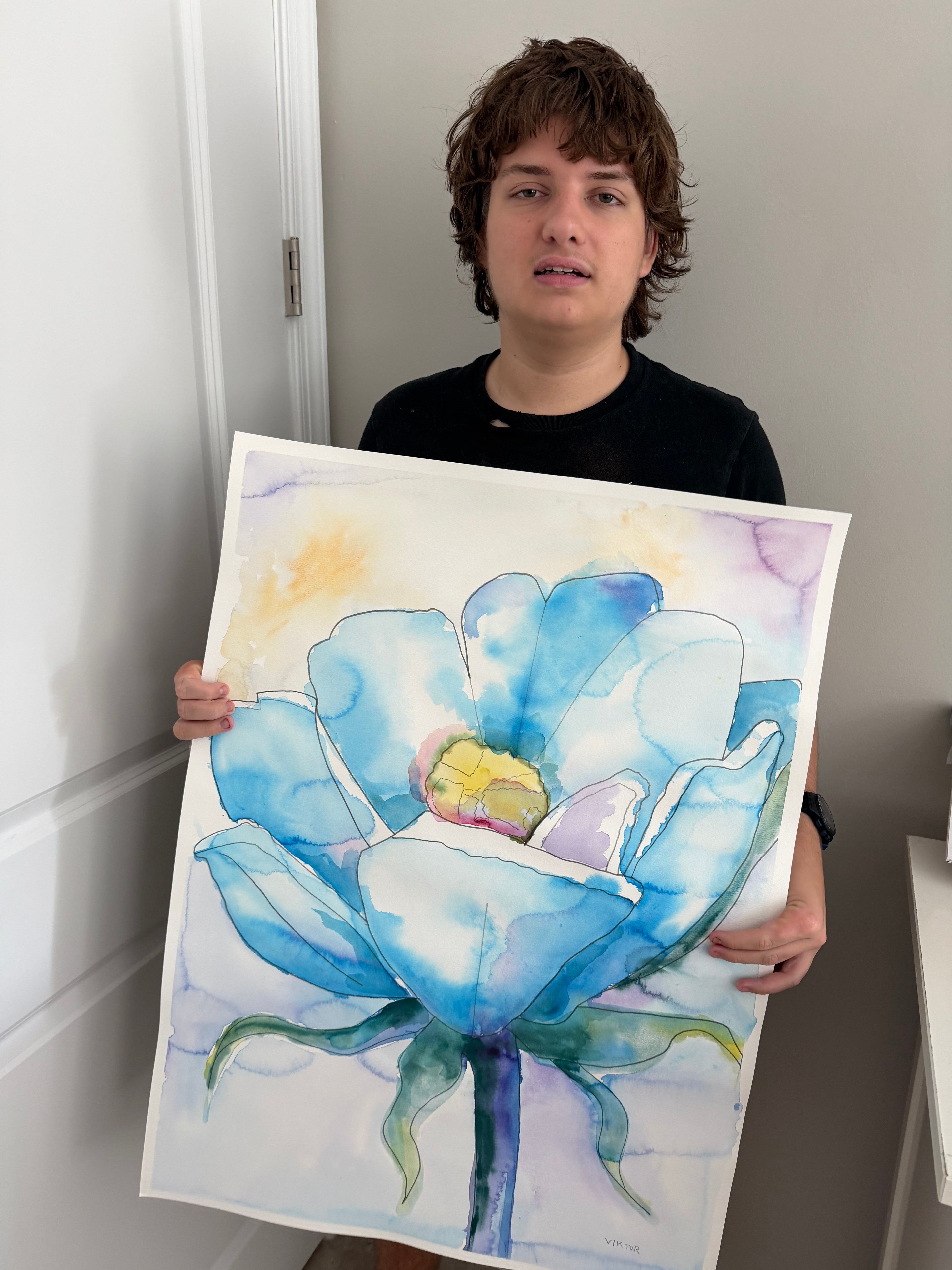 Whispers of Spring - ORIGINAL Watercolor artwork 22x30”