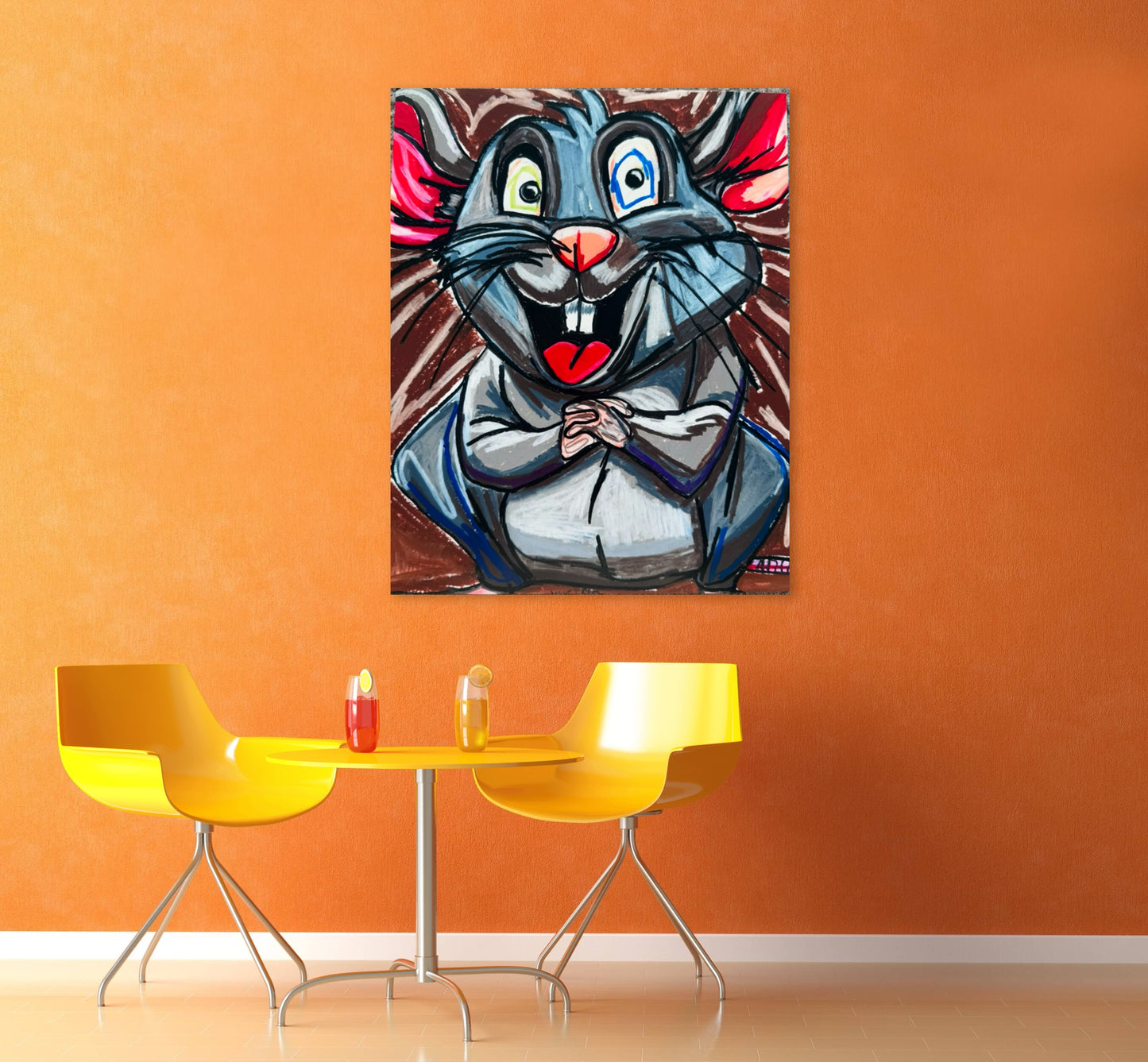 Happy Mouse - Art Prints