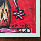 Mouse (with Flag) - ORIGINAL 16x19”