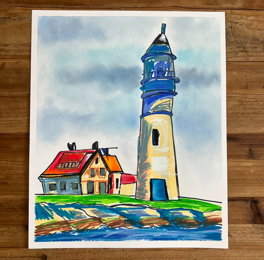 The Lighthouse Collection III - ORIGINAL 14x17”