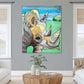 The Safari Collection: The Rhino - Art Prints