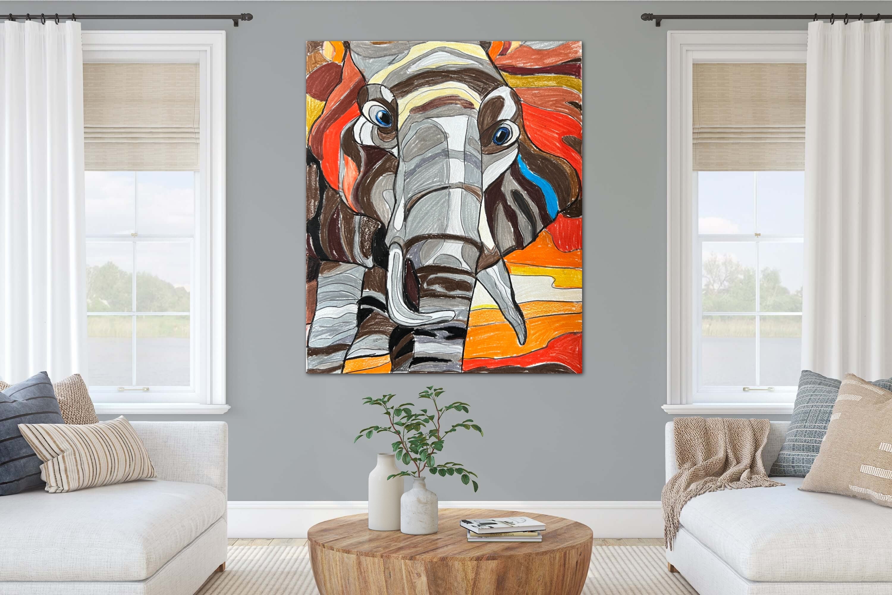 The Safari Collection: The Elephant - Art Prints