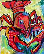 The Lobster - ORIGINAL  14x17”